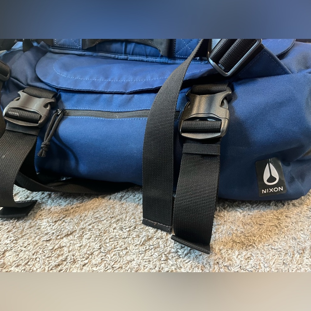 NIXON Blue Escape Duffle 35L
